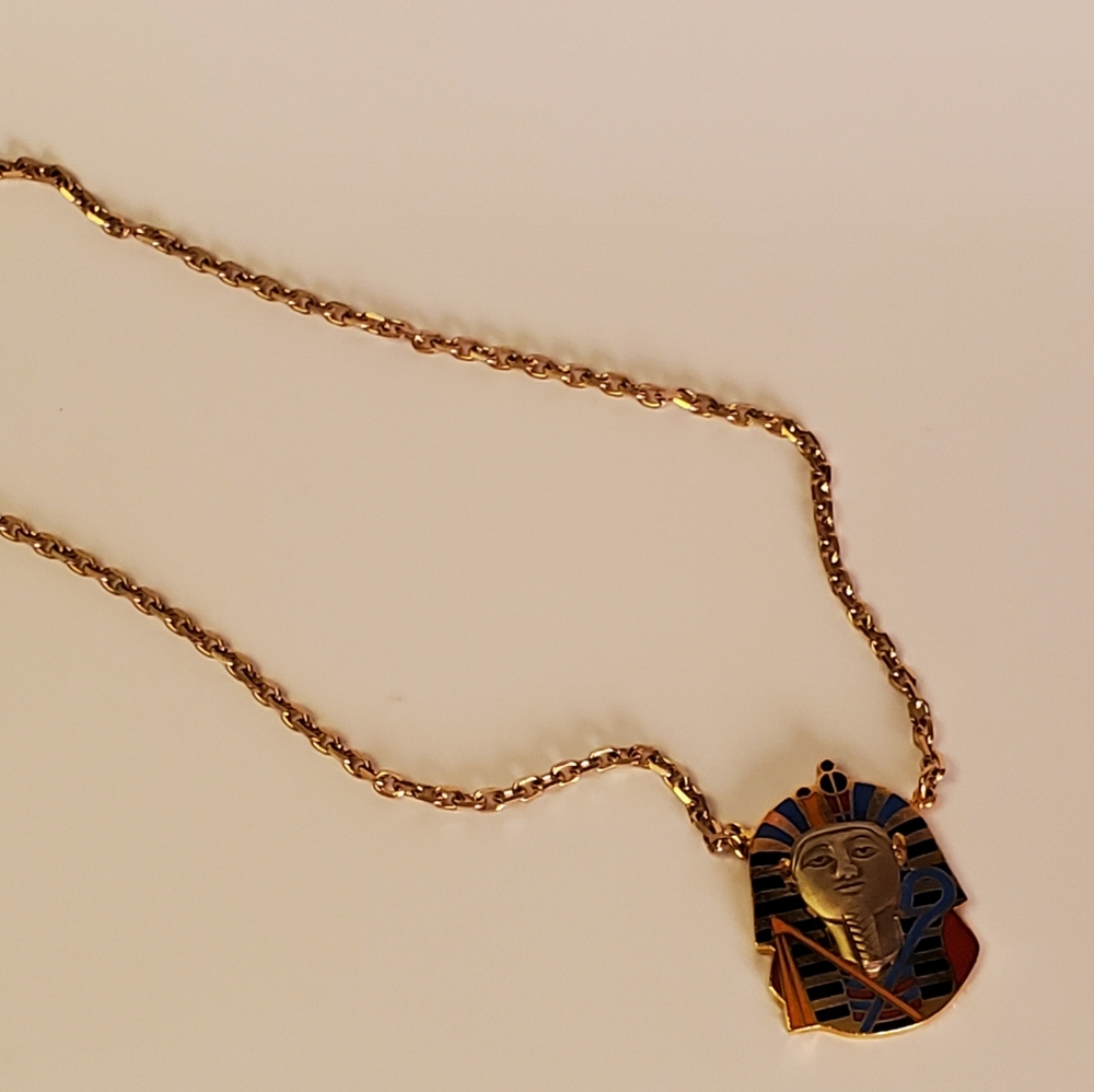 King Tut Vintage Necklace - Picture 8 of 10